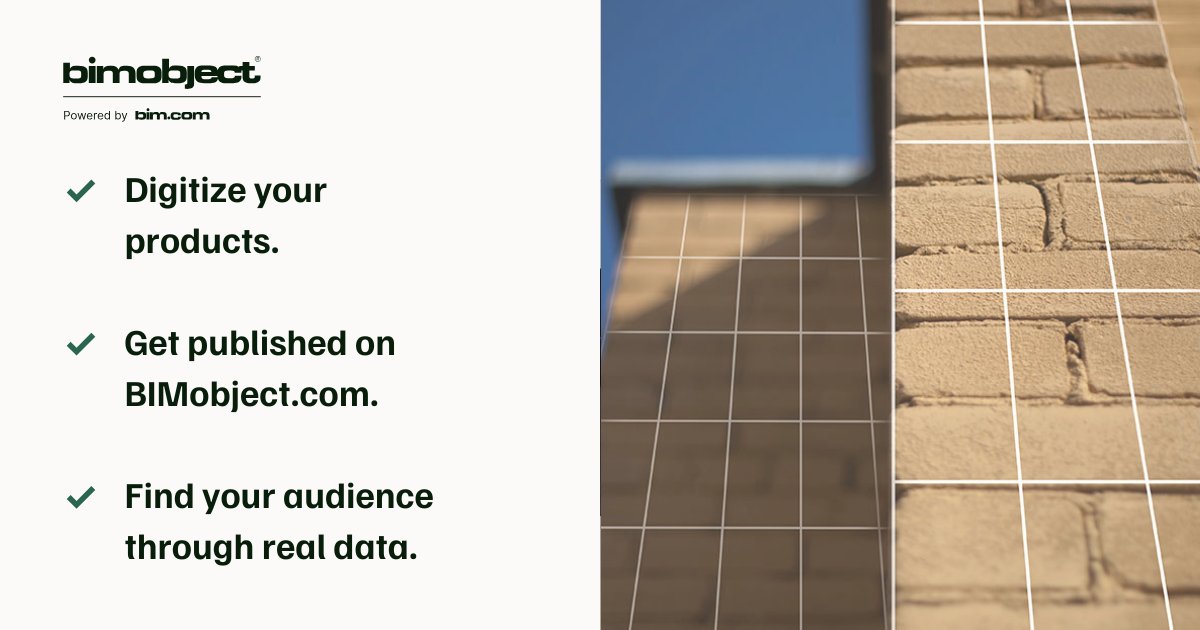 📈 Here are three steps to getting your building products in front of the right people by publishing on BIMobject. 

Learn how we can help your brand, contact us today: bit.ly/4kyGF61