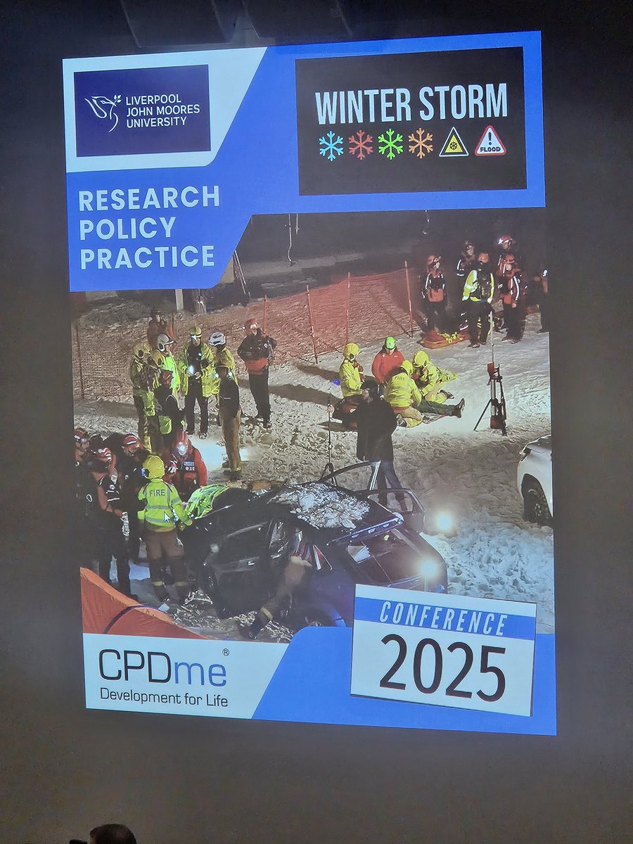 spacebug2k's tweet image. What did you and @BridsonLewis do on your day off together? CPD!

At #Winterstorm2025, really interesting line-up hearing first-hand accounts from responders and SAR experts.

@merseysidewr