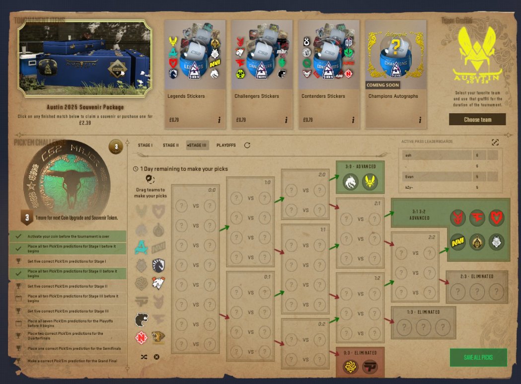 MiGHTYMAXcsgo's tweet image. my random fill stage 3 seems like it could cook
