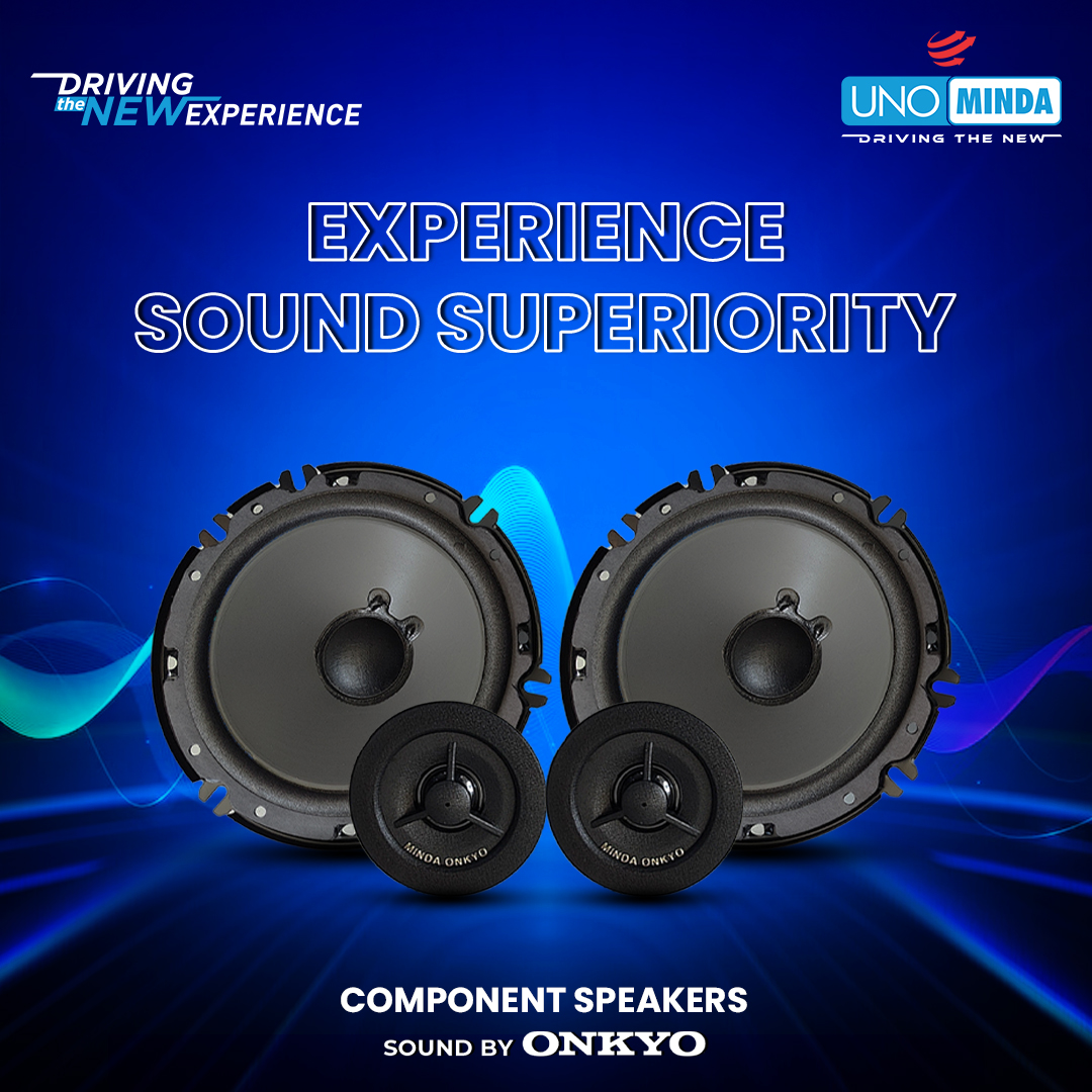 Unomindacom's tweet image. 🚗✨ Elevate Your Drive with Uno Minda Car Speakers – Sound by ONKYO! 🎶🔥

Experience #PremiumSound like never before! Crystal-clear audio, deep bass &amp;amp; unmatched performance. 🎧🚀

Upgrade now &amp;amp; #DriveWithBass! 

#UnoMinda #Onkyo #CarAudio #CarSpeakers #ExpertkiSunoUnoMindaChuno