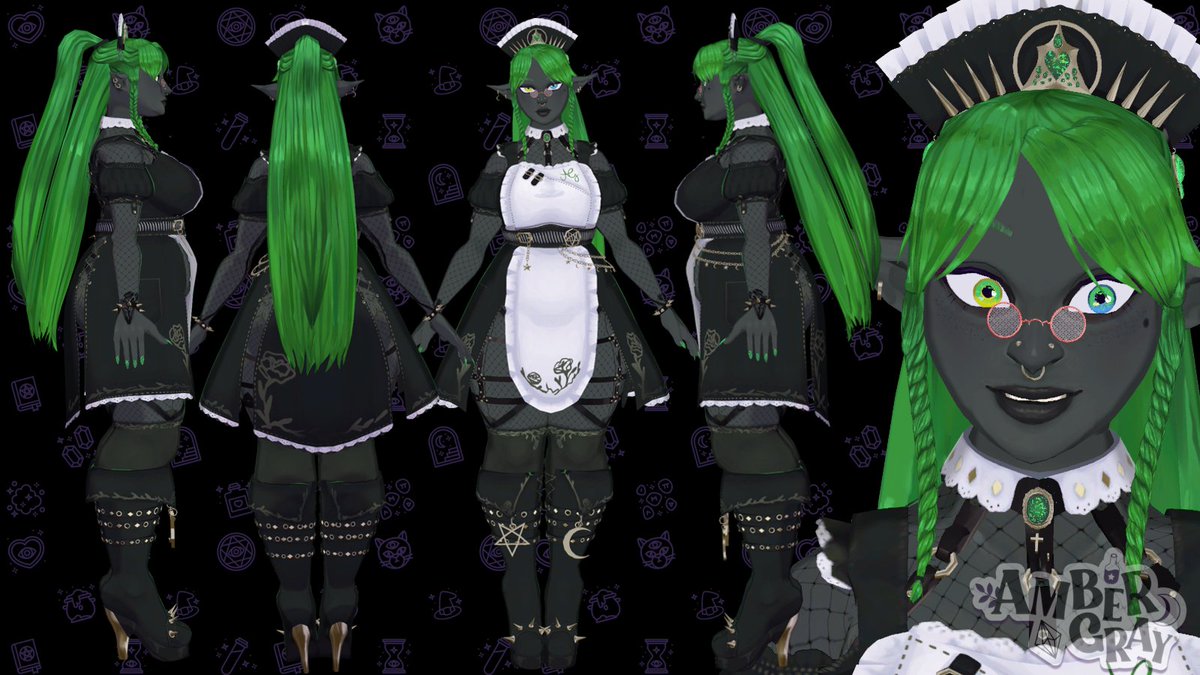 Amber Gray ♡ Drow Maid Vtuber & VA tweet media