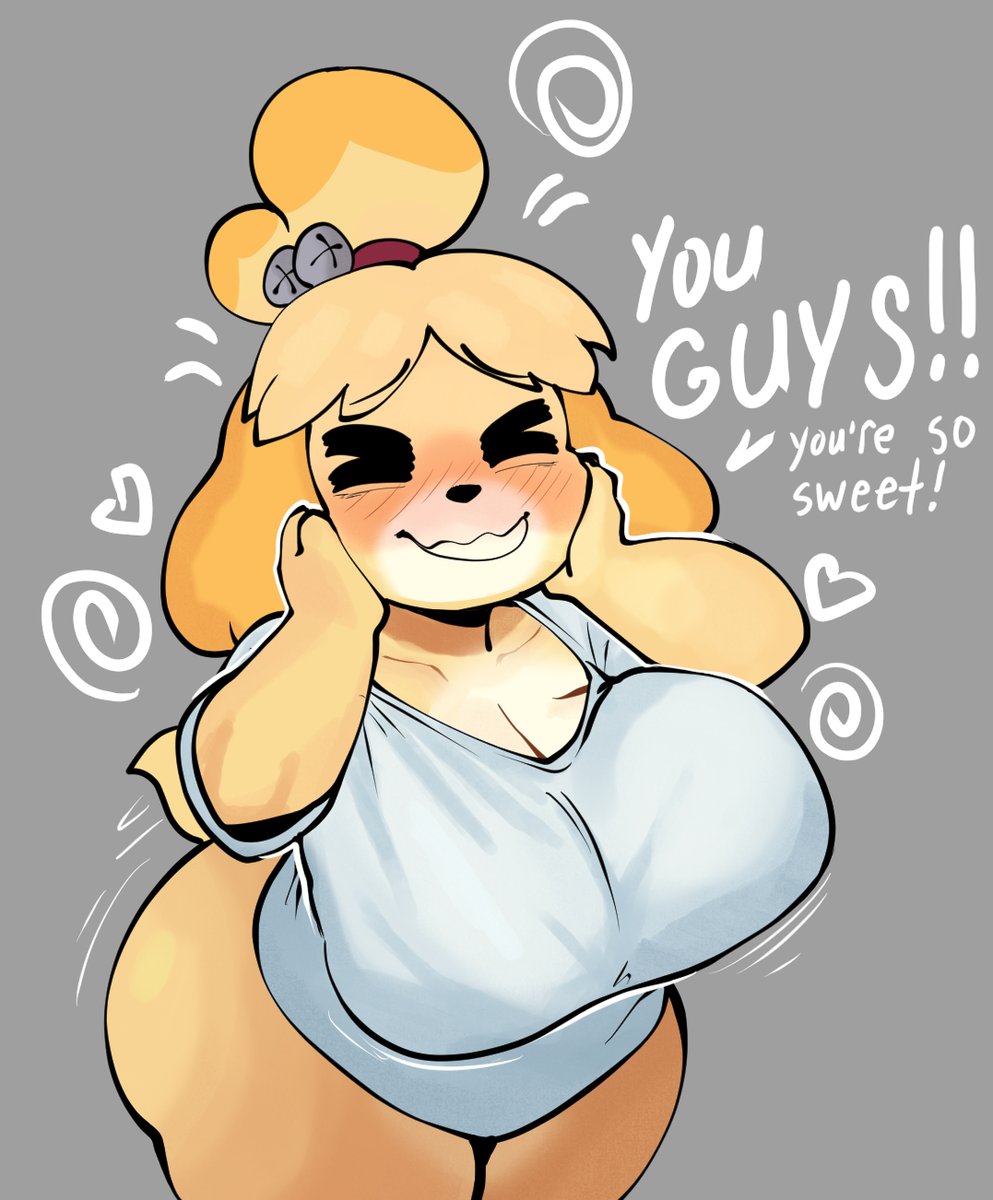 Belle reads the comment btw