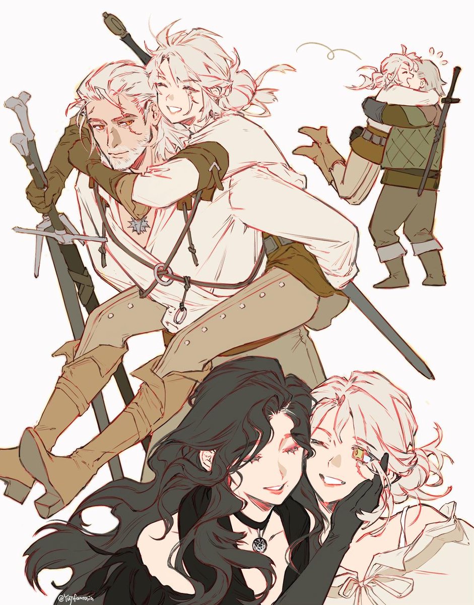 A happy family ❤️

Fanart by <a href="/YUJIfantasia/">YUJI</a>