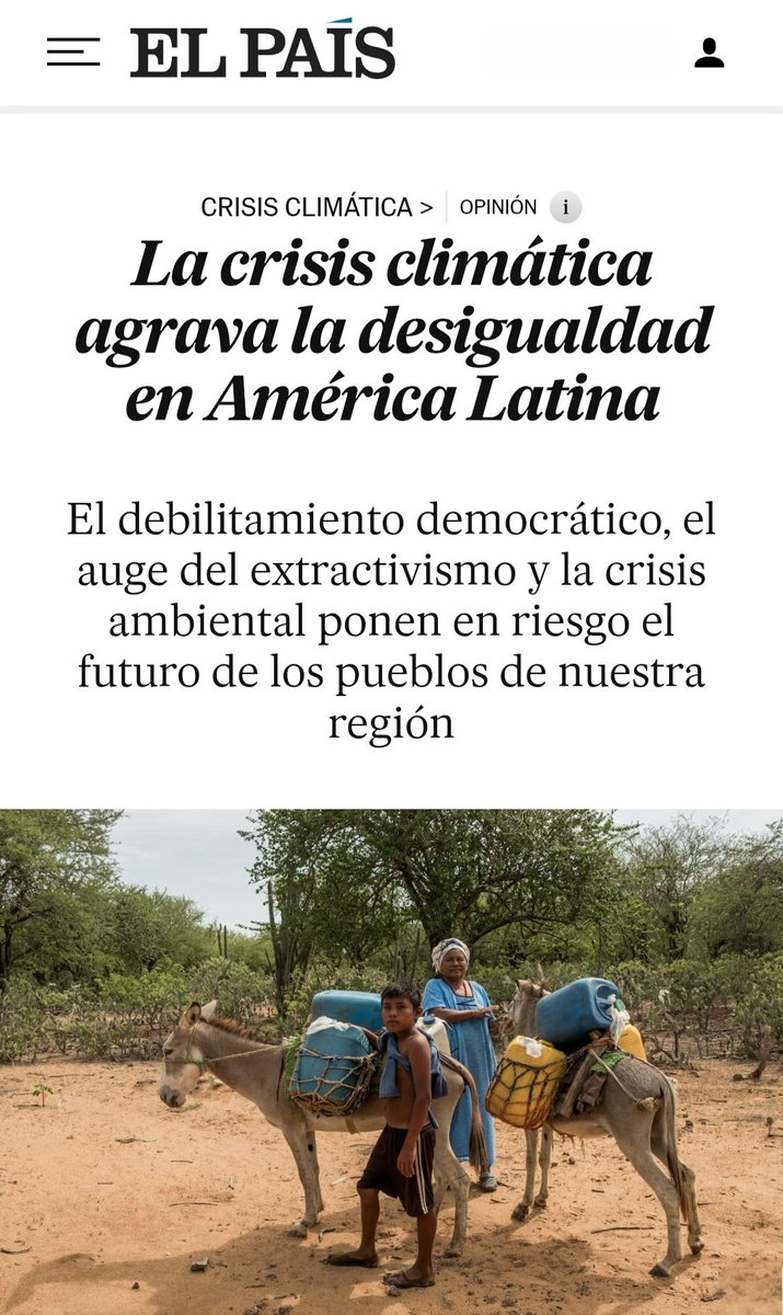 #REDESCA (@desca_cidh) on Twitter photo Artículo del Relator Especial DESCA <a href="/jpalummo/">Javier Palummo</a> en <a href="/elpais_america/">EL PAÍS América</a> "La situación actual de los #DESCA en las Américas refleja un contexto crítico, marcado por la convergencia del #cambioclimático, desigualdades persistentes, vulnerabilidades económicas y crisis institucionales. Artículo del Relator Especial DESCA <a href="/jpalummo/">Javier Palummo</a> en <a href="/elpais_america/">EL PAÍS América</a> "La situación actual de los #DESCA en las Américas refleja un contexto crítico, marcado por la convergencia del #cambioclimático, desigualdades persistentes, vulnerabilidades económicas y crisis institucionales.