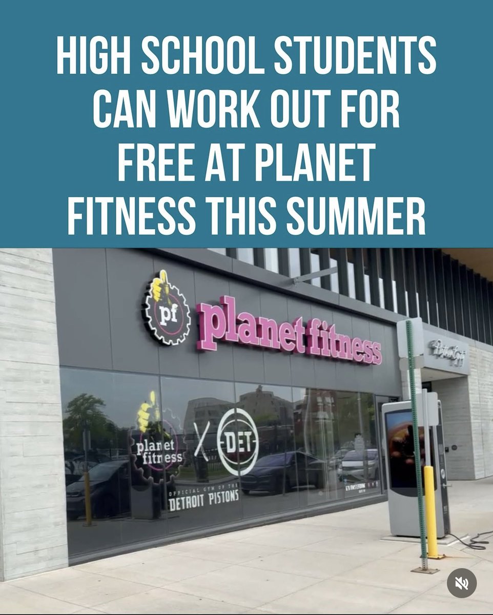 A great summer opportunity for high school students! ☀️🕶️💪🏽
planetfitness.com/summerpass