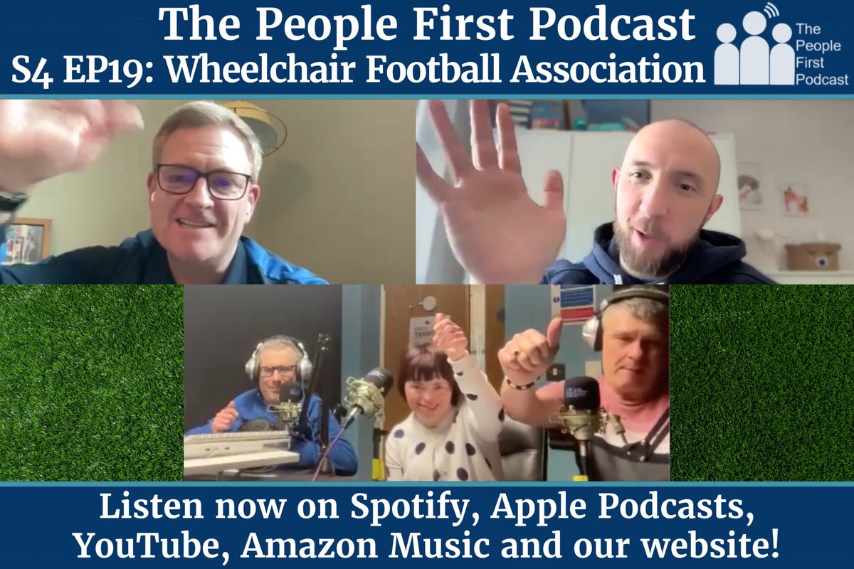 ‼️<a href="/PfkcR/">People First Keighley & Craven</a> Podcast S4 EP19‼️

THIS WEEK we're speaking to 2 incredible guests, Dean Williams and Adam McEvoy - chairman &amp; head coach of <a href="/The_WFA/">The WFA</a>! 
They were both fantastic to have on the show and we learned lots about powerchair football! Enjoy!

Listen now: podfollow.com/the-people-fir…