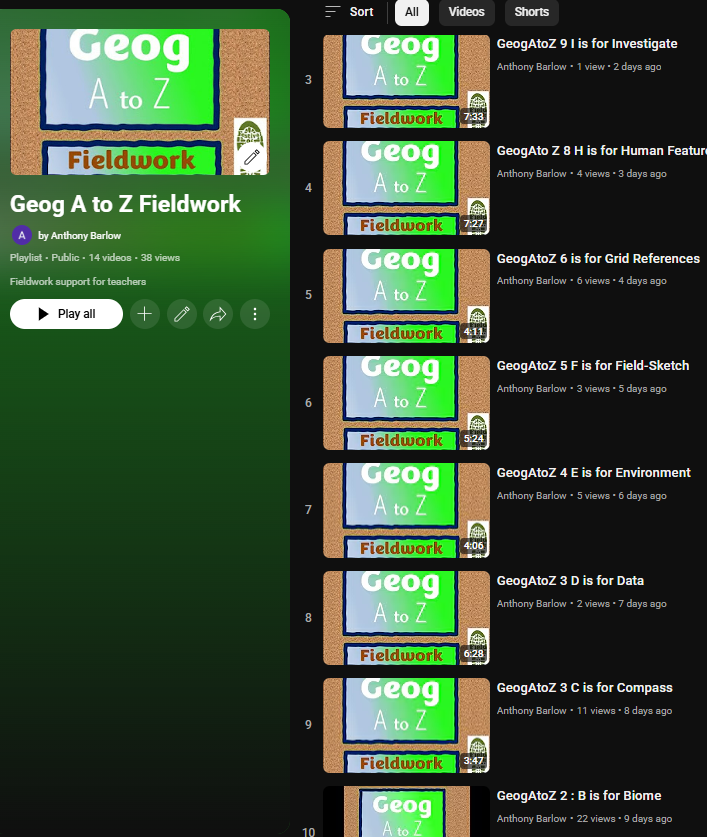 Fieldwork support for you
youtube.com/playlist?list=…

#NationalFestivalofFieldwork

#teacher #primary #geographyteacher 
#cpd #curriculum #education

Come on in! Share what you are doing!
Let us know if you have any questions!

<a href="/The_GA/">Geographical Association</a>