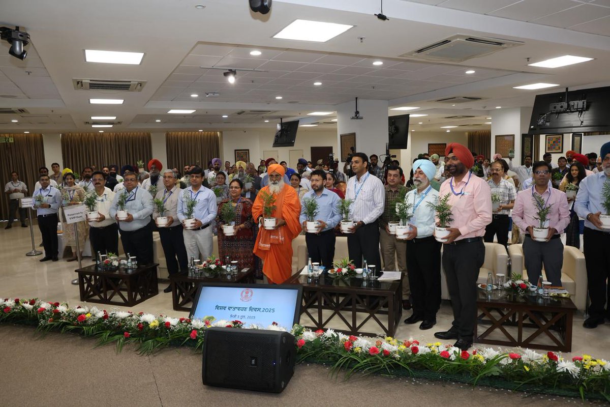 Proficiency Testing services of <a href="/pbti/">pbti</a>, launched by Hon’ble Cabinet Minister <a href="/dr_ravjot/">Dr.Ravjot Singh</a> during the State-level #WorldEnvironmentDay function. 
✅ 1st Public Sector NABL Accredited PT Provider in Punjab
🌟 Pioneer in India for PT in Isotopic Parameters
🔬 Empowering labs