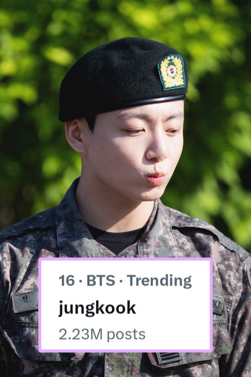 Daily_JKUpdate's tweet photo. 📈 JUNGKOOK is still trending 🌍WORLDWIDE with over 2.23 MILLION posts🥳🔥

WELCOME BACK JUNGKOOK
#WelcomeBackJungkook
#StillHereForJungkook #정국 https://t.co/3LRzKFTiIs