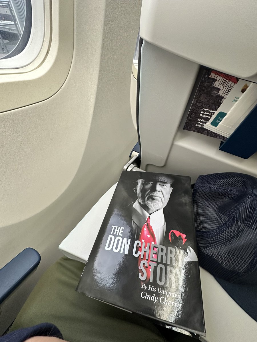 Early flight to Regina but have some great reading this morning.  <a href="/CoachsCornerDC/">Don Cherry</a>