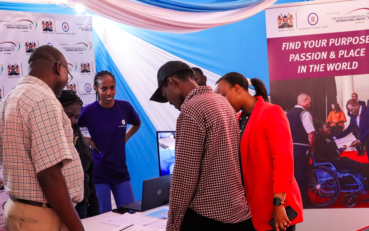 PresidentsAwardKenya (@presidentsaward) on Twitter photo A vibrant moment at our booth today!
We were delighted by a surprise visit from our CEO, <a href="/MargaretKiogora/">Margaret Kiogora CHRP (K)</a> who shared a powerful exchange with one of our outstanding alumni now working with <a href="/ngaosKE/">NGAOs</a> , and a dynamic Communication Officer from <a href="/egertonunikenya/">Egerton University</a>.
Their conversation A vibrant moment at our booth today!
We were delighted by a surprise visit from our CEO, <a href="/MargaretKiogora/">Margaret Kiogora CHRP (K)</a> who shared a powerful exchange with one of our outstanding alumni now working with <a href="/ngaosKE/">NGAOs</a> , and a dynamic Communication Officer from <a href="/egertonunikenya/">Egerton University</a>.
Their conversation