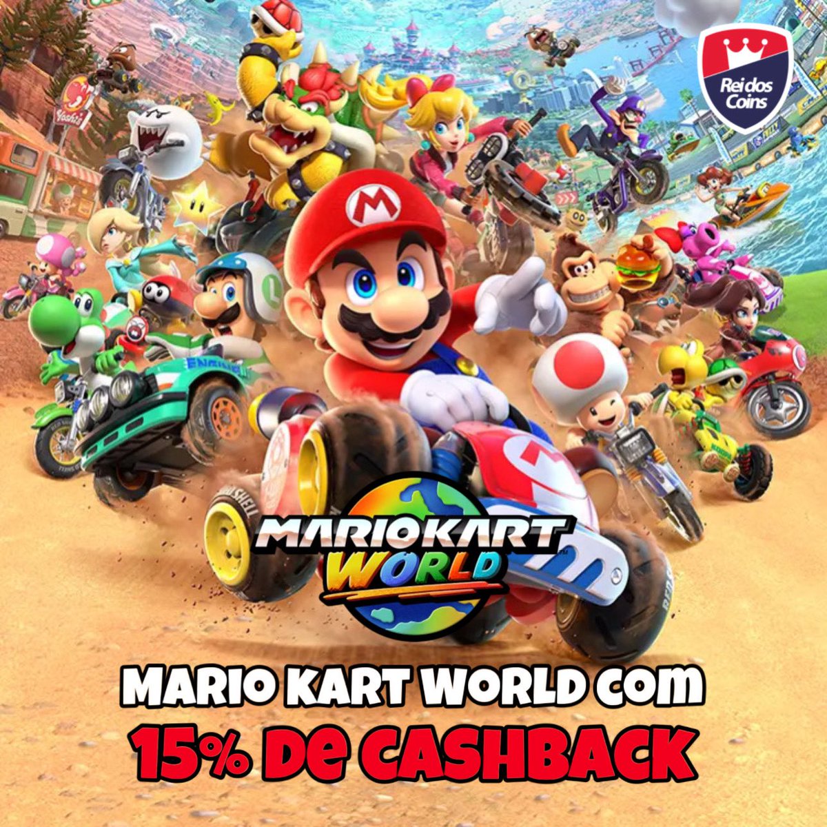 🚨 ATENÇÃO, NINTENDISTAS! 🚨
Garanta Mario Kart World com a <a href="/ReidosCoins/">Rei dos Coins - Gift Cards</a> que está com 15% de cashback nesse jogão! 💸🔥

💥 Loja confiável, rápida e com vários outros descontos em jogos e Gift Cards!

🎁 Promo por tempo limitado, então corre e aproveita!

reidoscoins.com.br/NINTENDO