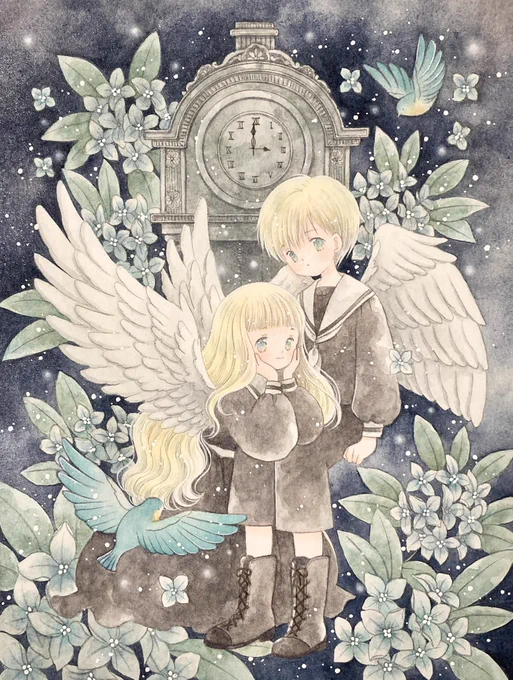 時を統べる天使の双子 #時の記念日