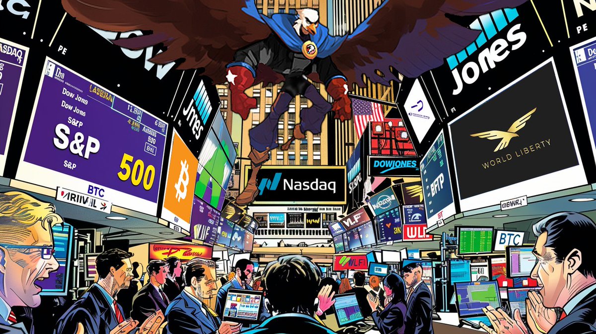 GM!

Every comic book needs a hero.
"<a href="/worldlibertyfi/">WLFI</a> Lands Upon Wall Street" is about to write the most spectacular chapter yet!

You have to read it,
and you are the hero.
🦅🇺🇸
#USD1 #EGL1 #WLFIsummer #DeFi