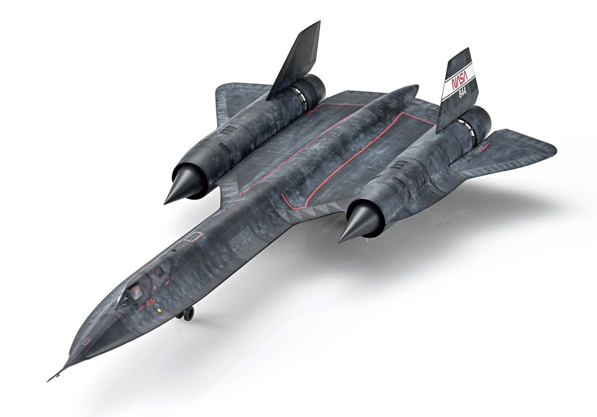 ハセガワ 1/72 SR-71（YF-12C）ブラックバード“NASA 1971” 製作