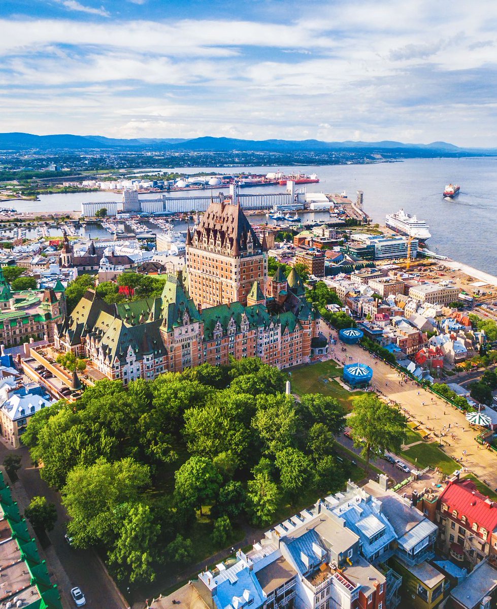 SoEarthen's tweet photo. Quebec City, Quebec, Canada  #Aerial #OldPort https://t.co/tskqxgevQi