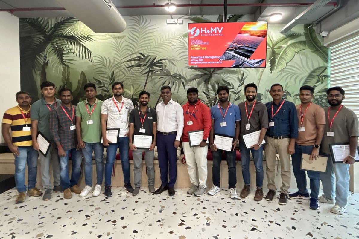 🏆 The team in the Bengaluru office in India had an incredible day celebrating our talented colleagues. We honoured 26 team members at our recent Rewards &amp; Recognition event, recognising their dedication and performance.

#EmployeeRecognition #TeamExcellence #CoreValues