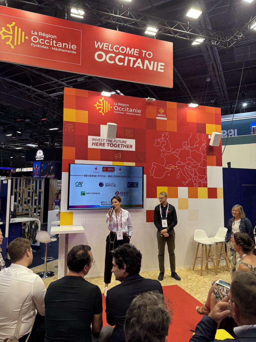 [EN DIRECT DE <a href="/VivaTech/">Viva Technology</a>]
Reverse Pitch : quand les grandes entreprises viennent pitcher leurs besoins !🚀
C'est en ce moment même sur le pavillon d'<a href="/Occitanie/">Région Occitanie</a> !
👉 Startups, c’est le moment de vous connecter aux enjeux actuels du marché et de proposer vos idées !