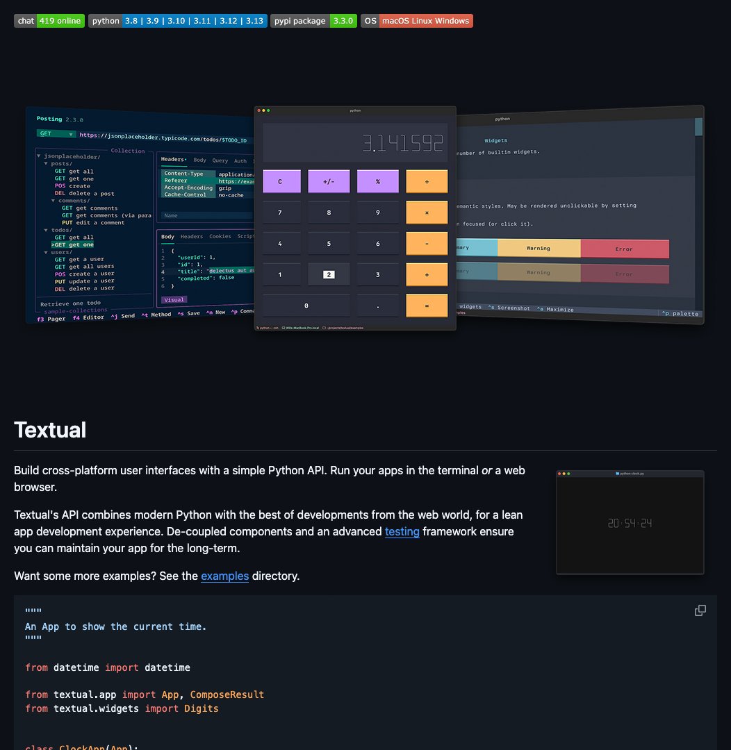 D4Vinci1's tweet image. textual by @textualizeio

Introducing ClockApp, a simple Python app that displays the current time, built with Textual, an asynchronous framework for easy and lean app development! #Textual #Python #MobileDev