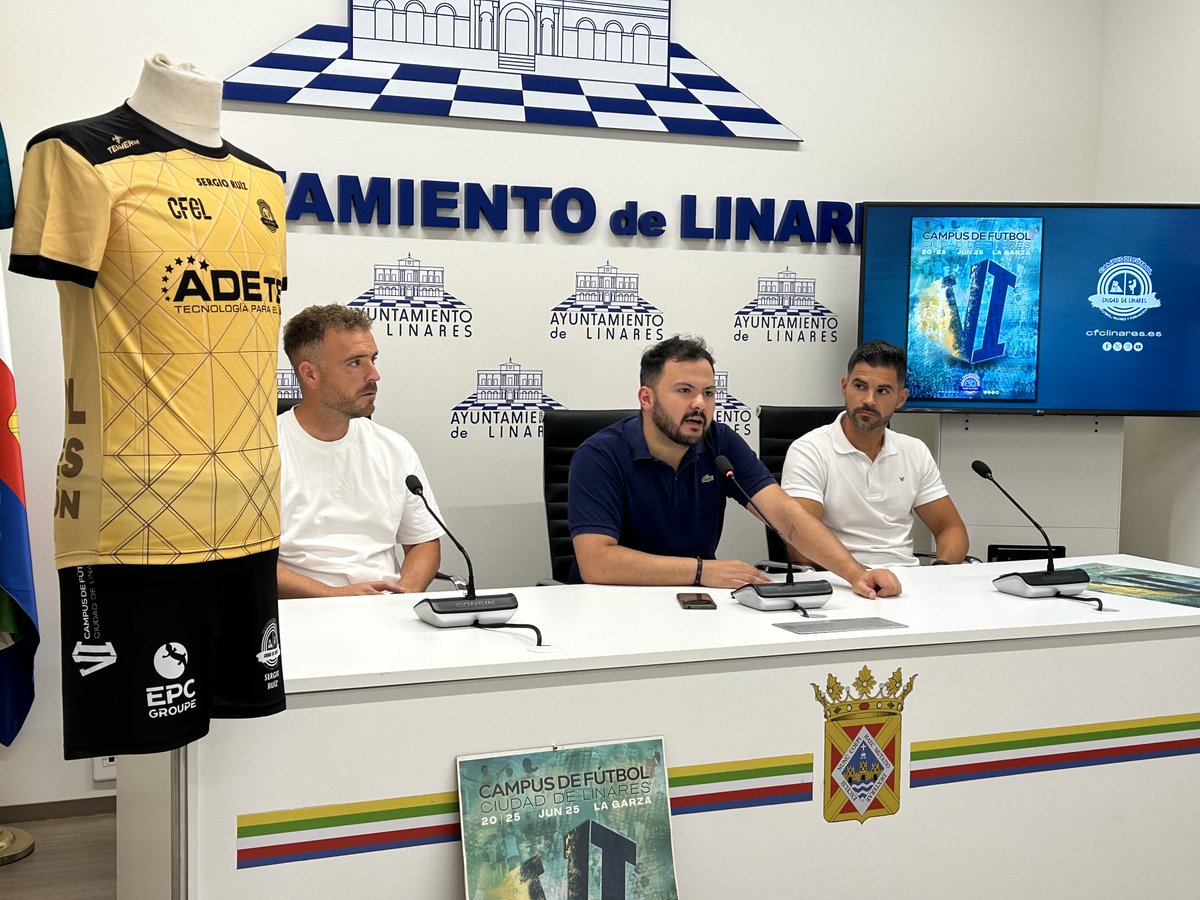 ⚪️ CAMPUS DE FÚTBOL
Un centenar de niños participará en el VI Campus de Fútbol del <a href="/CFCiudadLinares/">Club de Fútbol Ciudad de Linares</a> en ‘La Garza’.

🔹 El concejal de Deportes, Martín de la Torre, pone en valor esta iniciativa por su carácter formativo hacia los más pequeños.

ℹ️ INFO:
ciudaddelinares.es/noticias/un-ce…