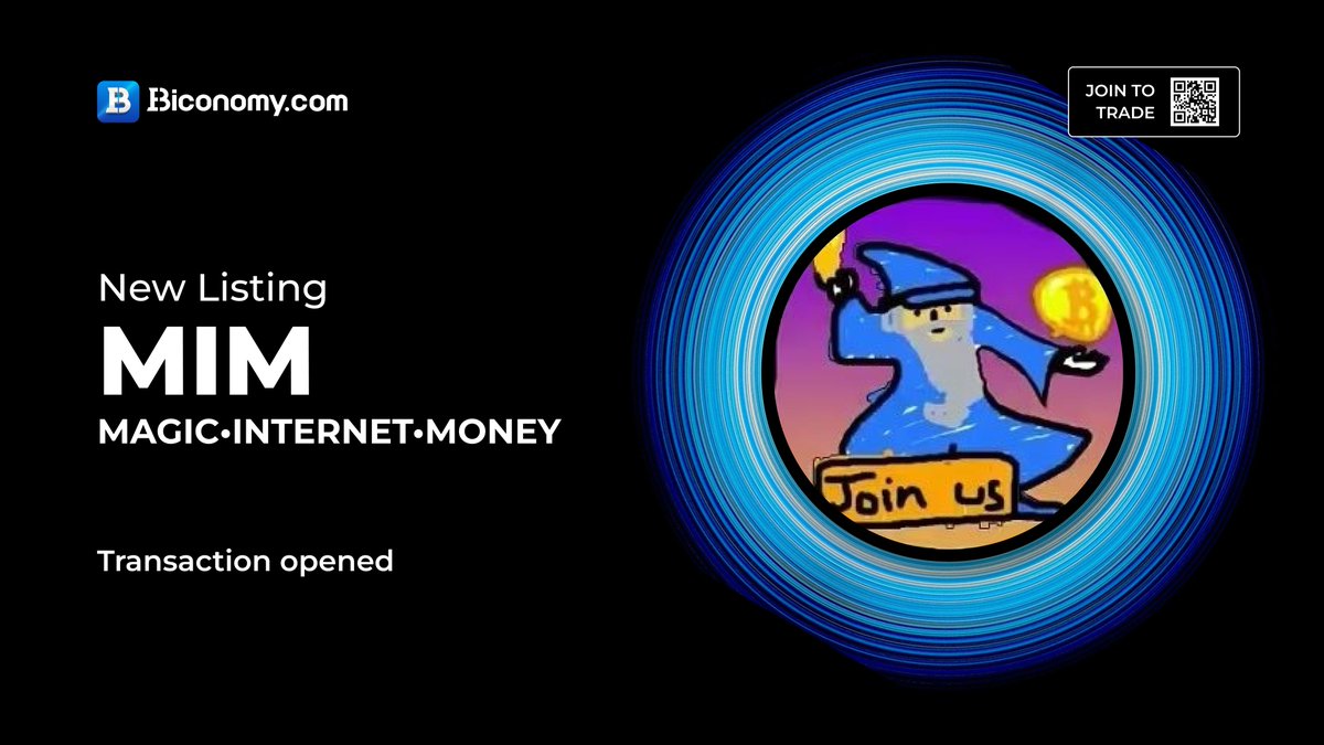 Biconomy.com (@biconomycom) on Twitter photo 🚀 Biconomy.com Listed MAGIC•INTERNET•MONEY ( $MIM ) for Spot Trading! 🚀
Biconomy.com has listed <a href="/mimcoinbtc/">Magic Internet Money</a> and opened the #MIM / #USDT trading pair at 12:00 on June 11th, 2025 (UTC) Come and trade now ✅
biconomy.com/exchange/MIM_U…
About MIM:
Magic 🚀 Biconomy.com Listed MAGIC•INTERNET•MONEY ( $MIM ) for Spot Trading! 🚀
Biconomy.com has listed <a href="/mimcoinbtc/">Magic Internet Money</a> and opened the #MIM / #USDT trading pair at 12:00 on June 11th, 2025 (UTC) Come and trade now ✅
biconomy.com/exchange/MIM_U…
About MIM:
Magic