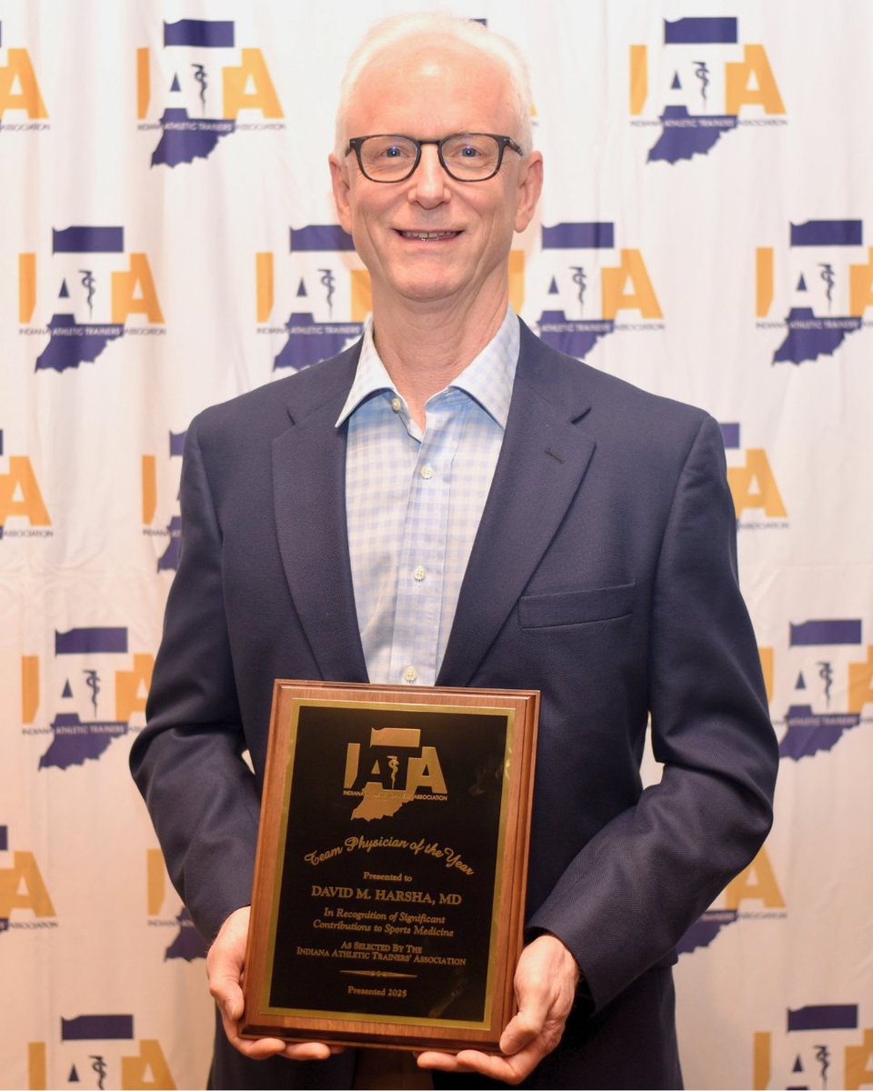 Hendricks Regional Health (@hendrickshealth) on Twitter photo Congratulations to Dr. David Harsha for being named Team Physician of the Year by <a href="/INAthletic/">IATA</a>! Dr. Harsha has spent more than 15 years caring for student-athletes across Indiana, including as Team Physician for <a href="/DePauwU/">DePauw University</a>. Congratulations to Dr. David Harsha for being named Team Physician of the Year by <a href="/INAthletic/">IATA</a>! Dr. Harsha has spent more than 15 years caring for student-athletes across Indiana, including as Team Physician for <a href="/DePauwU/">DePauw University</a>.