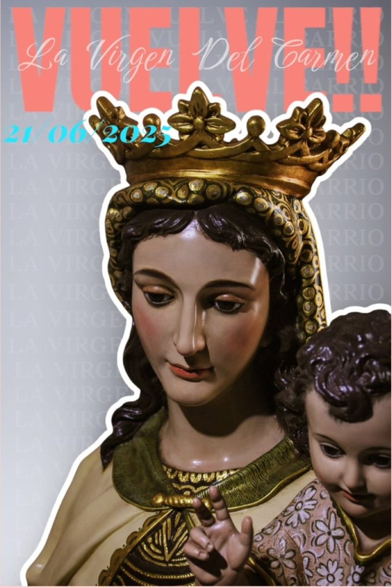 Próximos actos de la hermandad virgen del Carmen y regreso de la sagrada titular a San Patricio tras su restauración.