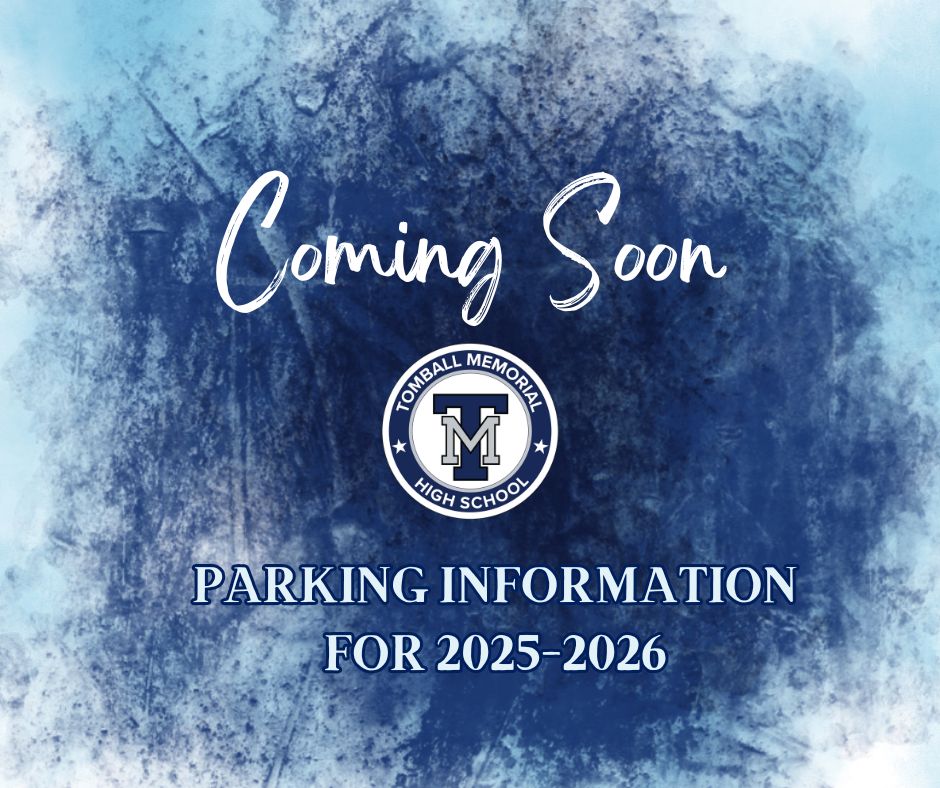 Information regarding parking for the 2025-2026 school year will be released on June 30th on the TMHS Website, tmhs.tomballisd.net/students-famil….
Parents and Students please read over it carefully and make sure you adhere to all deadlines!  #BECATS