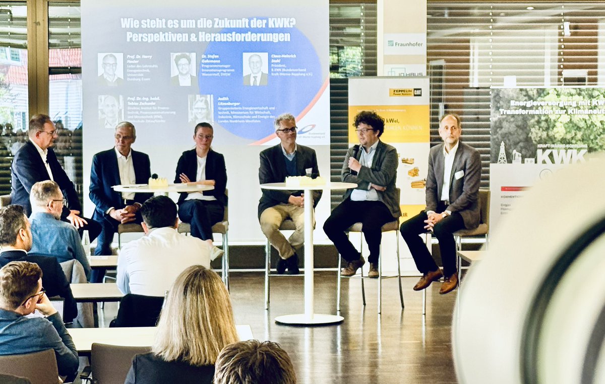 Unser Videoteam ist heute beim 23. Duisburger KWK-Symposium der Universität Duisburg-Essen und vom Bundesverband Kraft-Wärme-Kopplung (B.KWK) – freut Euch auf interessante Vorträge. 👍