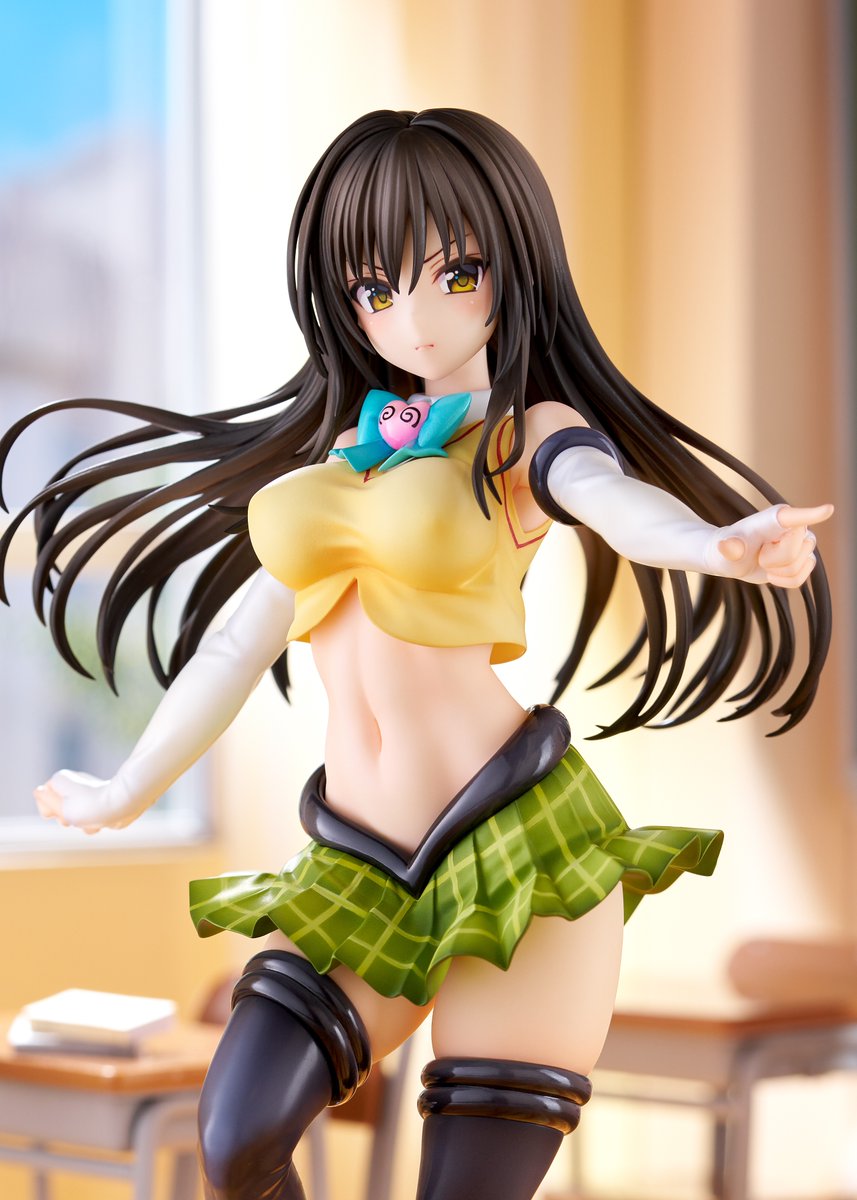 quesq_info's tweet image. 「ToLOVEる-とらぶる-ダークネス」古手川唯が「シノビマスター閃乱カグラNEW LINK」コラボ衣装のアレンジ制服でフィギュア化!🎉
ノースリーブにアームカバー、ウエストは大胆に開いてしまって・・・校内の風紀が心配です!😳
明日13日からホビーショップ、ECサイトで予約開始!
#ToLOVEるダークネス