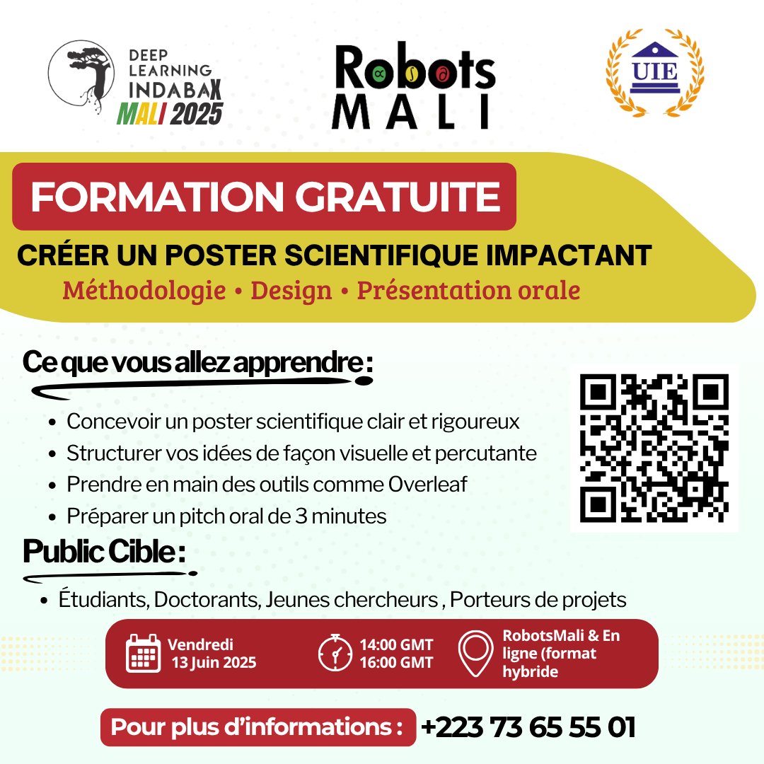 Deep Learning IndabaX Mali tweet media