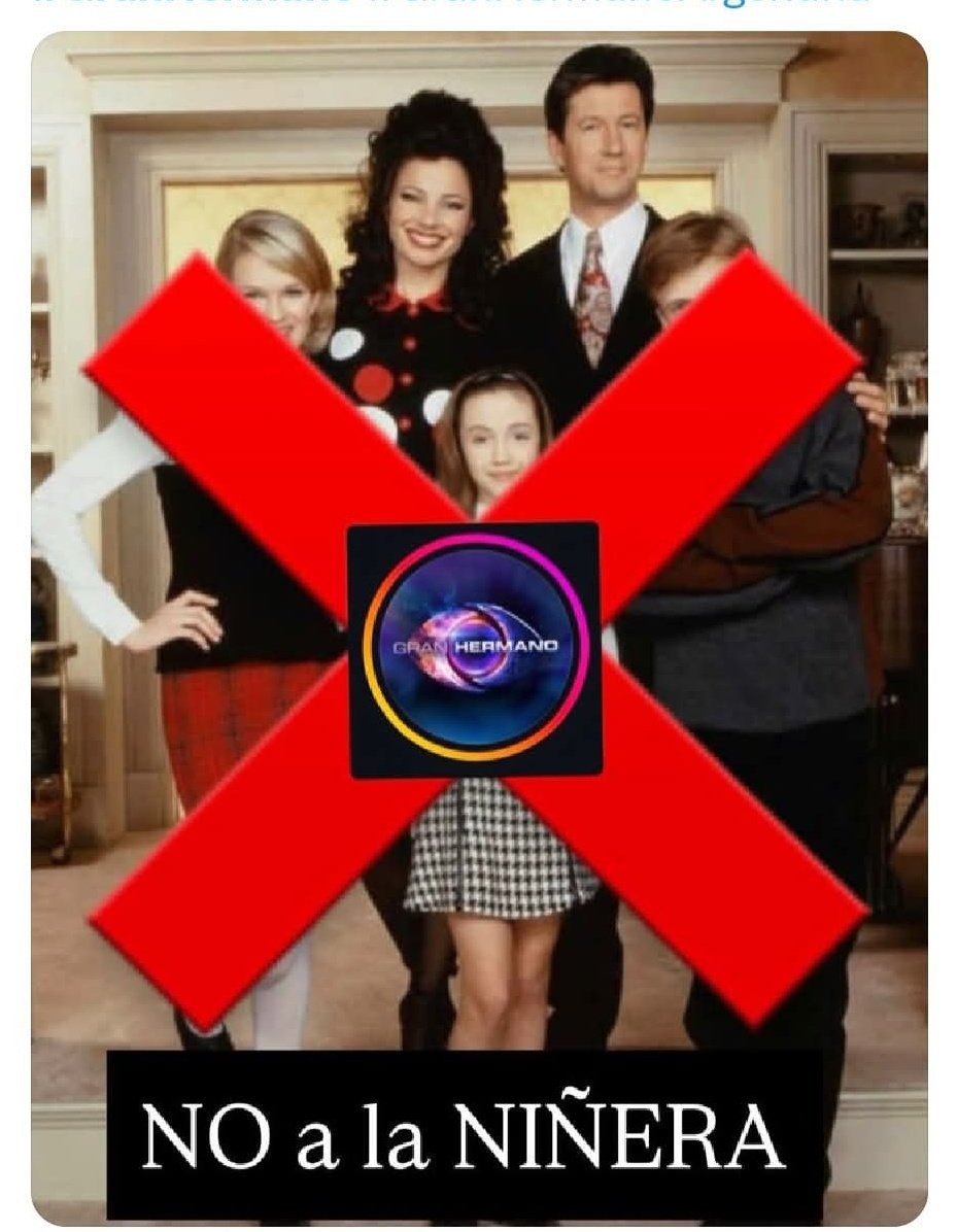 NO A LA NIÑERA.
#GranHermano