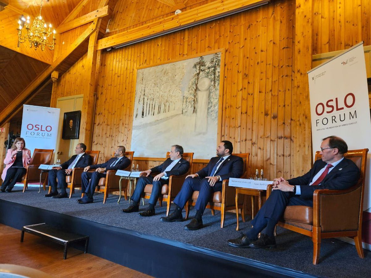 🇮🇷| During his visit to Norway, Seyed Abbas Araghchi, Foreign Minister of the Islamic Republic of Iran, participated in the 22nd session of the Oslo Forum