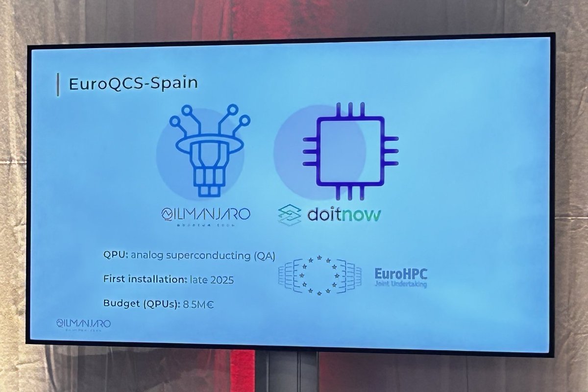 DO IT NOW (@doitnow_tech) on Twitter photo Elisabeth Ortega <a href="/draentropia/">Elisabeth Ortega</a> showcased today at #ISC25 how @Qilimanjaro and Do IT Now will advance European #QuantumComputing as part of #EuroHPC JU initiative
More info here: qilimanjaro.tech/qilimanjaro-qu… Elisabeth Ortega <a href="/draentropia/">Elisabeth Ortega</a> showcased today at #ISC25 how @Qilimanjaro and Do IT Now will advance European #QuantumComputing as part of #EuroHPC JU initiative
More info here: qilimanjaro.tech/qilimanjaro-qu…