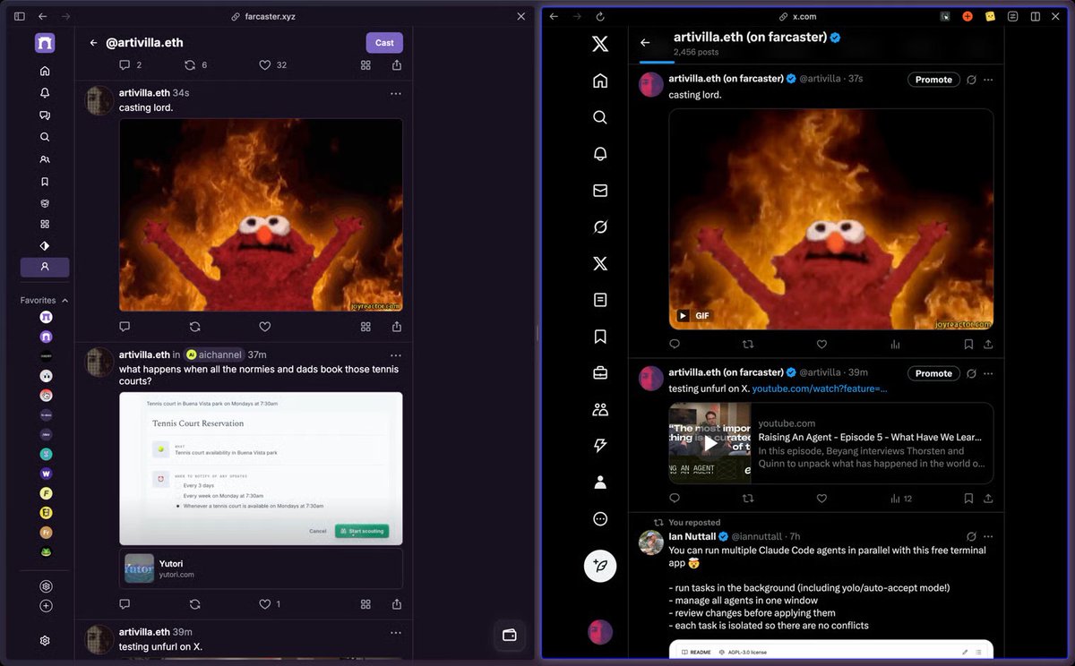 Automate your Farcatser casts → X posting

✨ What you get:
✅ Auto cross-posting from <a href="/farcaster_xyz/">Farcaster</a>  to X
✅ Native image uploads with image unfurling
✅ Video support for popular services with auto-unfurling
✅ Smart URL preservation
✅ 280-char validation built-in (skips