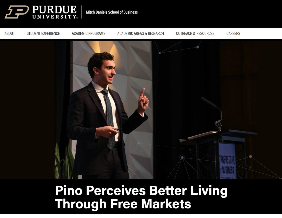 Dominic Pino (@dominicjpino) on Twitter photo I had a great time speaking about free markets at <a href="/PurdueBusiness/">Purdue Daniels School of Business</a> back in April.
The miracle of economic growth is basically brand new in human history, and it has delivered prosperity our ancestors could never have imagined.
Check out this blog post on my talk (link in reply): I had a great time speaking about free markets at <a href="/PurdueBusiness/">Purdue Daniels School of Business</a> back in April.
The miracle of economic growth is basically brand new in human history, and it has delivered prosperity our ancestors could never have imagined.
Check out this blog post on my talk (link in reply):