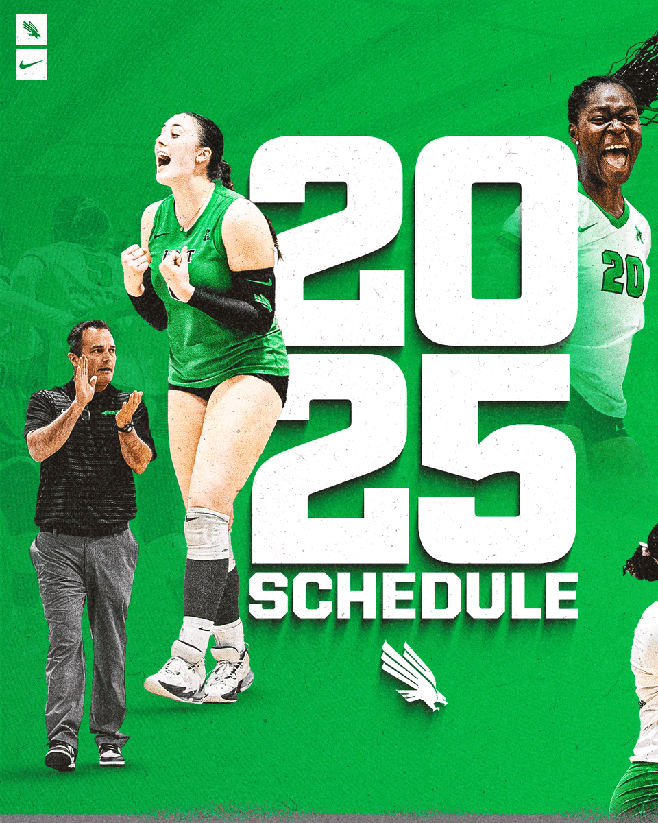 MeanGreenVB's tweet image. ๐ช๐๐๐๐๐ ๐บ๐๐๐
๐๏ธ northtex.as/UNTvb25schedule
๐๏ธ northtex.as/VBtix25
๐ฐ northtex.as/4mYe6ka
#GMG ๐ข๐ฆ