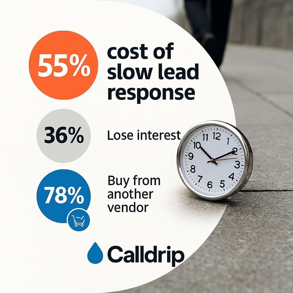 kobyjackson's tweet image. 78% of customers buy from the first company to respond.

If you’re still waiting 5+ minutes to follow up, you’re not losing leads, you’re handing them to your competitors. 

Speed isn’t just an advantage. It’s the game.
#SalesTech #Calldrip #LeadConversion #now2wow @calldrip