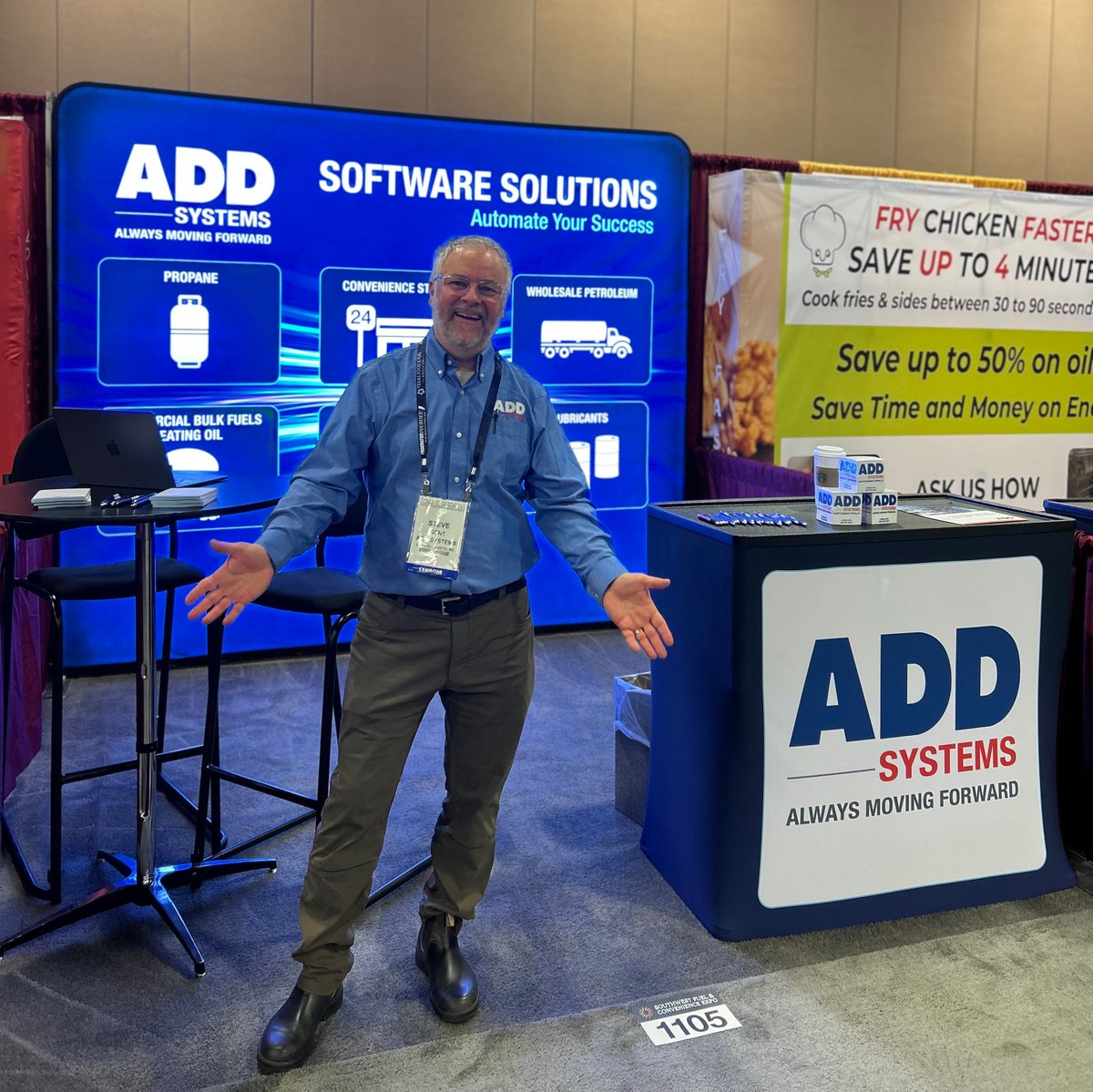 The Southwest Fuel &amp; Convenience Expo is now underway! Come visit Steve &amp; Jordan at booth 1105 until 4:00pm to learn how ADD software can enhance your operations!