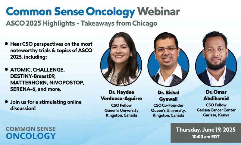 OncoDaily (@oncodaily) on Twitter photo Common Sense Oncology Webinar: Best of ASCO 2025
<a href="/oncology_bg/">Bishal Gyawali, MD, PhD, FASCO</a> <a href="/HamidMD10/">Omar Abdihamid</a> <a href="/hafaydeefe/">Haydeé Verduzco</a> <a href="/ASCO/">ASCO</a> <a href="/csoncol/">Common Sense Oncology</a>
oncodaily.com/insight/common…
#Health #Oncology #ASCO25 #OncoDaily #Medicine #Cancer <a href="/CancerWorldmag/">CancerWorld</a> Common Sense Oncology Webinar: Best of ASCO 2025
<a href="/oncology_bg/">Bishal Gyawali, MD, PhD, FASCO</a> <a href="/HamidMD10/">Omar Abdihamid</a> <a href="/hafaydeefe/">Haydeé Verduzco</a> <a href="/ASCO/">ASCO</a> <a href="/csoncol/">Common Sense Oncology</a>
oncodaily.com/insight/common…
#Health #Oncology #ASCO25 #OncoDaily #Medicine #Cancer <a href="/CancerWorldmag/">CancerWorld</a>