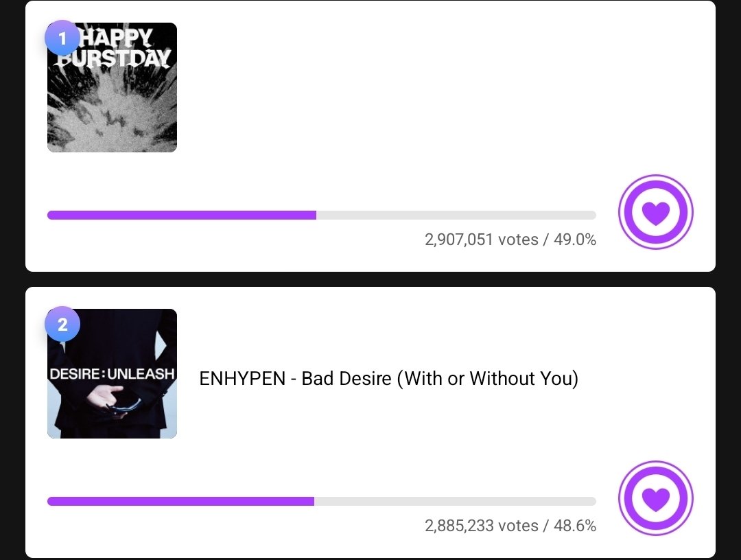 enhapolls's tweet image. Engenes, the first mass voting for Music Core is ongoing. Kindly drop some of your votes for #ENHYPEN. Let&apos;s reclaim the 1st spot 🙏🏻🙏🏻🙏🏻 

Please hype your TL and encourage others to cast their votes 🚨🚨