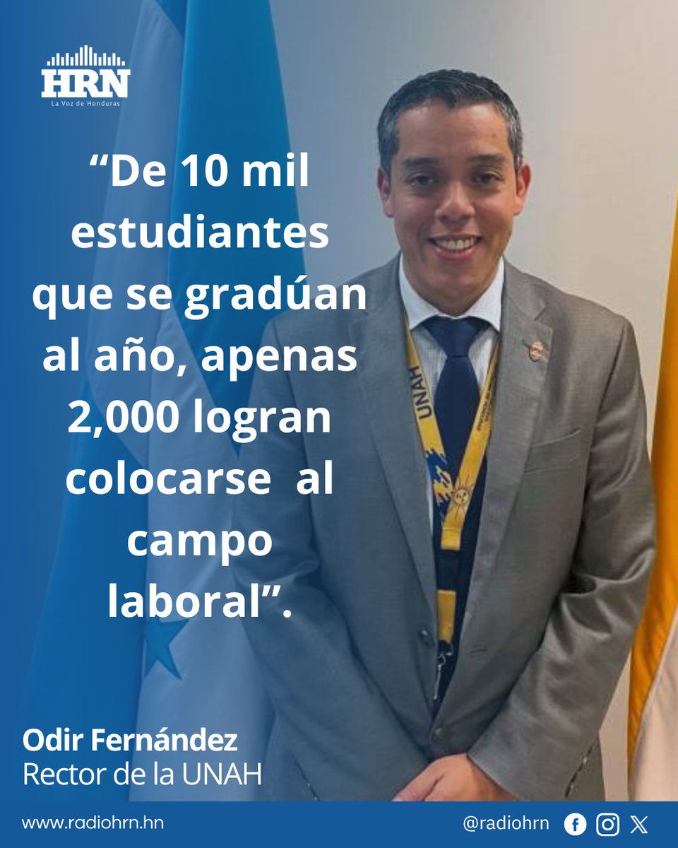 🔴#RadioHRN Odir Fernandez, rector de la Universidad Nacional Autónoma de Honduras. 👇
radiohrn.hn