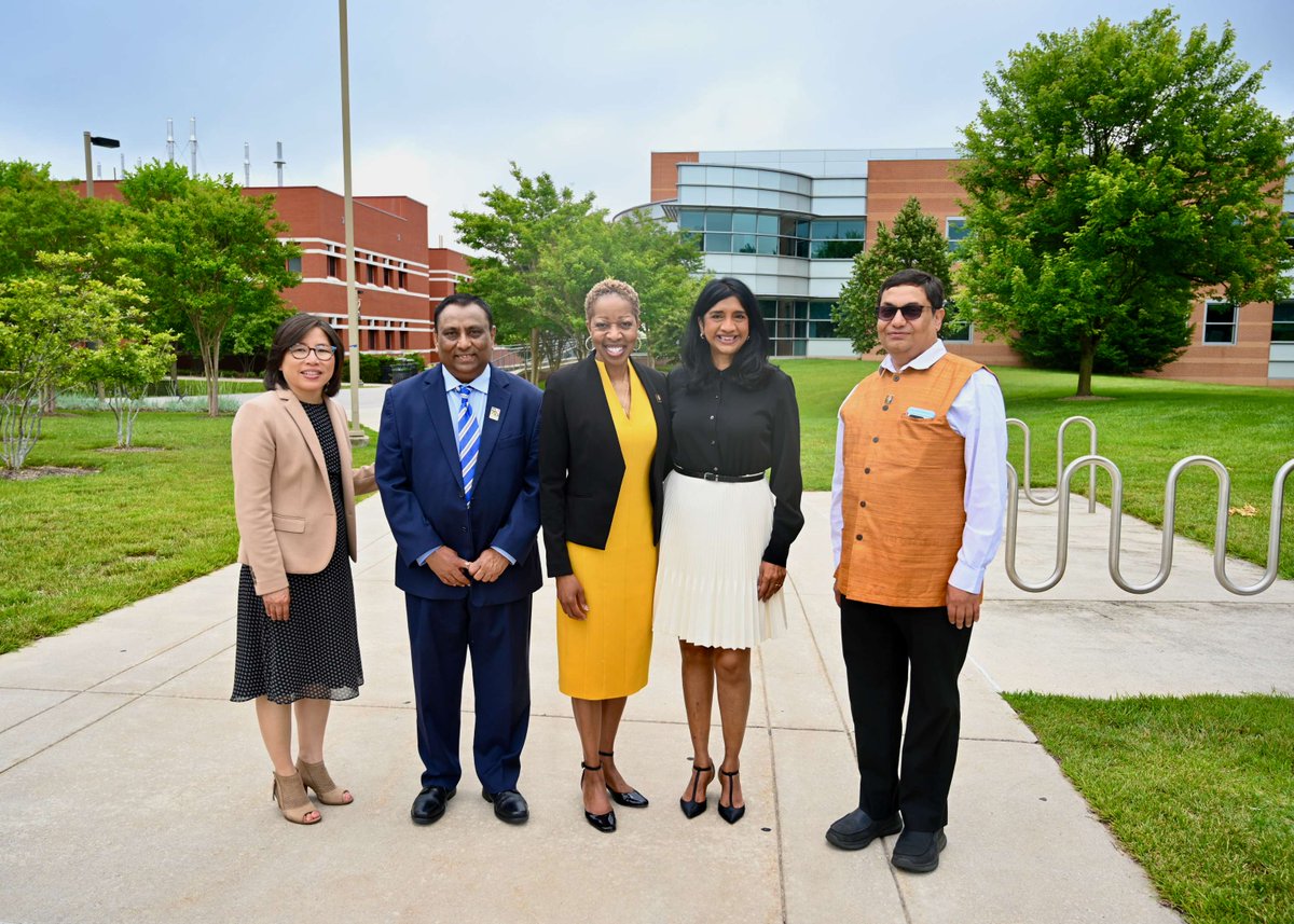 Excited to learn about emerging AI research and applications at <a href="/UMBC/">UMBC</a>! <a href="/MD_Labor/">MD Department of Labor</a> Sec. Portia Wu joined @LTGovMiller, <a href="/MDMHEC/">MHEC</a> Sec. Sanjay Rai, UMBC Pres. Valerie Sheares Ashby + <a href="/nvidia/">NVIDIA</a> representatives on campus for conversation on AI's role in Maryland's future of innovation.