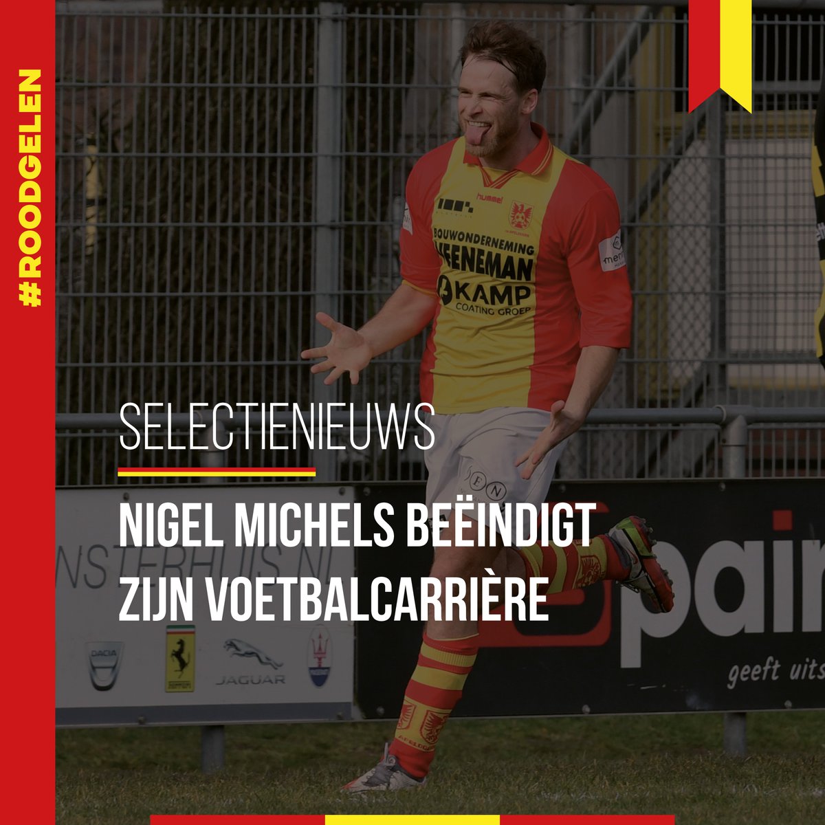 𝐁𝐞𝐝𝐚𝐧𝐤𝐭 𝐯𝐨𝐨𝐫 𝐚𝐥𝐥𝐞𝐬, 𝐍𝐢𝐠𝐞𝐥! 🫶

Na vijf seizoenen in het eerste elftal van csv Apeldoorn heeft Nigel Michels besloten zijn actieve voetbalcarrière te beëindigen. 🟥🟨

Lees meer: csvapeldoorn.nl/nigel-michels-…