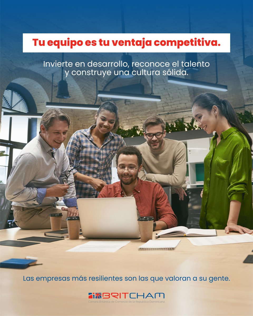 En un entorno donde la adaptabilidad es clave, las empresas que priorizan el crecimiento de su gente generan más que resultados: construyen legado. Fortalecer el talento interno es una estrategia de futuro.

#BritchamRD #UKDR