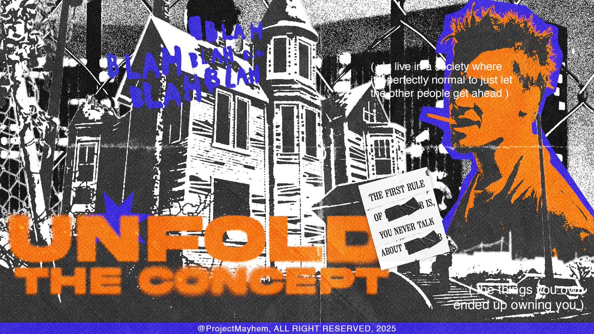 ProjectsMayhem's tweet image. ️ ️
𝘠𝘰𝘶 𝘸𝘦𝘳𝘦𝘯’𝘵 𝘣𝘶𝘪𝘭𝘵 𝘪𝘯 𝘰𝘯𝘦 𝘱𝘪𝘦𝘤𝘦. You’re scattered, compiled from memory, instinct, fear, and echoes of who you were told to be. That’s why we’re showing you what we meant when we said 𝙋𝙧𝙤𝙟𝙚𝙘𝙩 𝙈𝙖𝙮𝙝𝙚𝙢.
️ ️