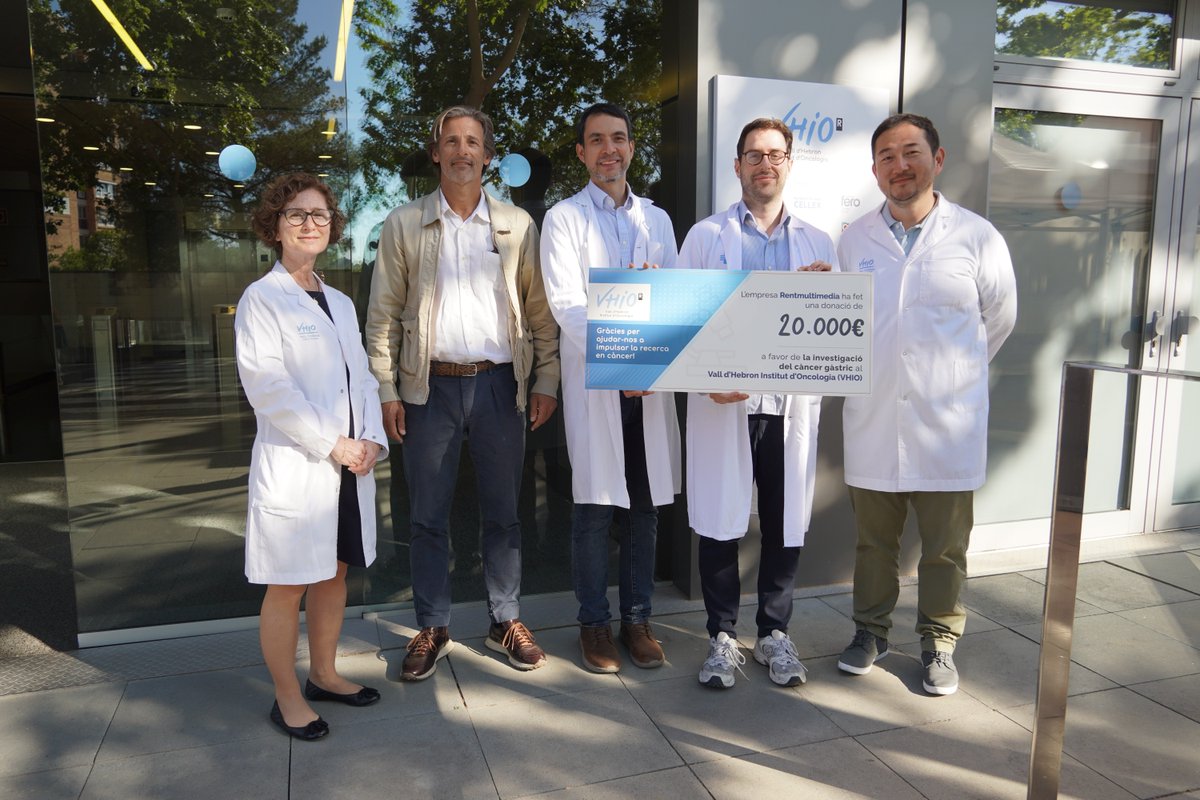 💙 Gracias, Rentmultimedia ‼️

Vuestra donación se destinará al proyecto #ImmunoCLAUD para avanzar en la investigación del cáncer gástrico y poder desarrollar, en un futuro, nuevas opciones terapéuticas para los pacientes.

👉 linke.to/ImmunoCLAUDVHIO