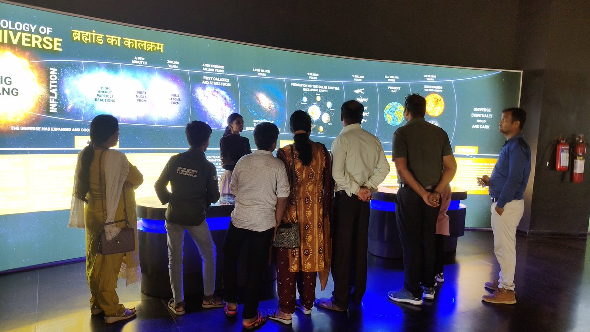 Bhoomikamod111's tweet photo. From the #BigBang to #BlackHoles, and now to orbiting Earth in real-time @RSCBHUJ brings the universe to your fingertips. Control a virtual satellite and explore the cosmos like never before. #SpaceGallery #CosmicJourney #SpaceTech #Satellites https://t.co/wKZT2m40Bg