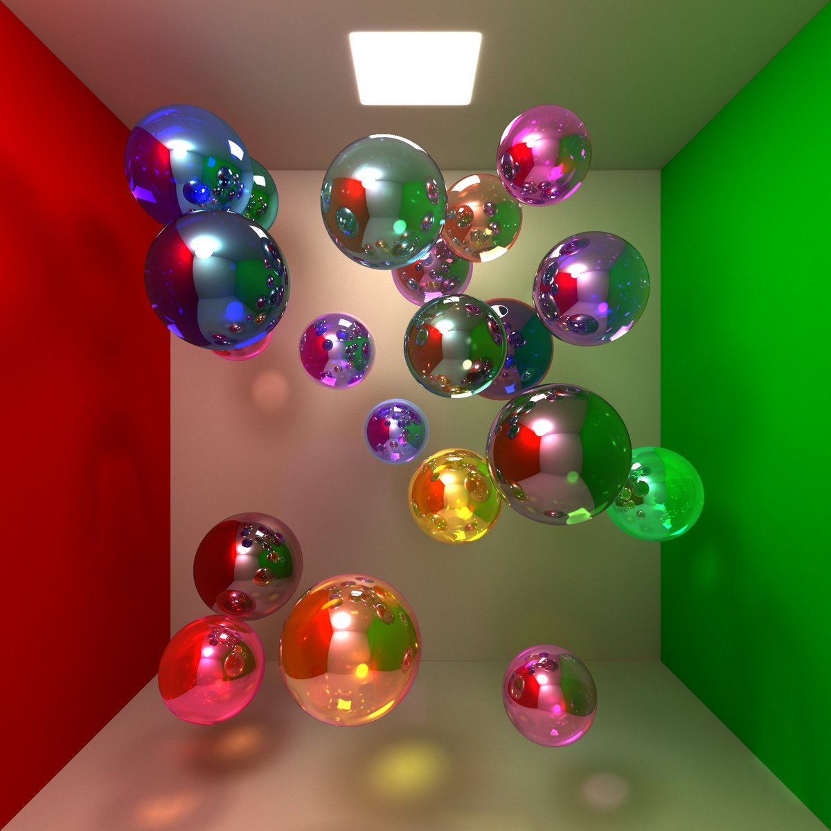 SimonrDev's tweet image. See you on my Painting with Functions talk at #LambdaDays tomorrow! I will show you how, with our new library, functional Scala code can be run on a GPU. Then, we will implement a proper ray tracer to render images like this one:
