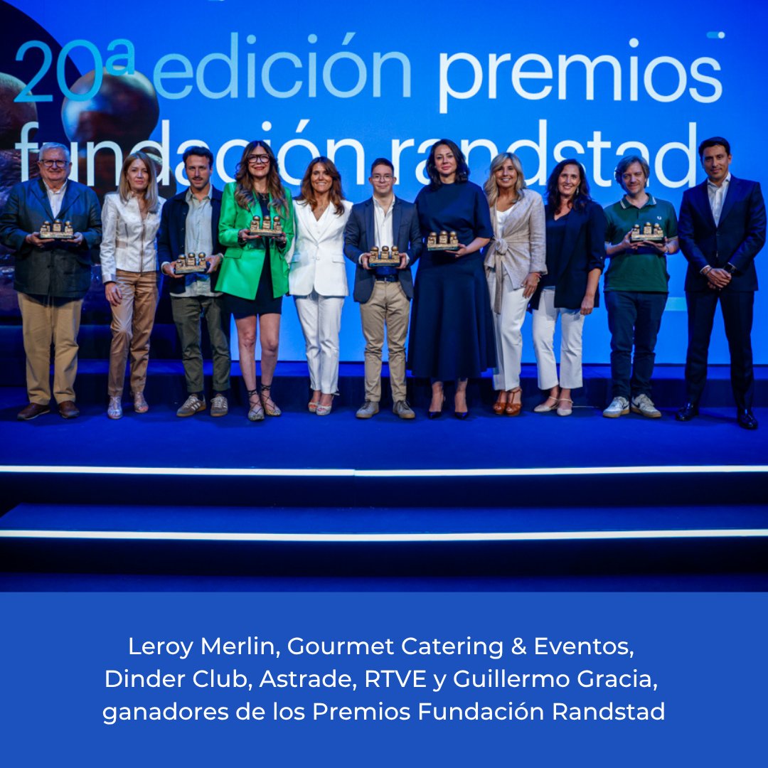 Corresponsables (@corresponsables) on Twitter photo 🏆 Fundación Randstad premia a @LeroyMerlin_es, Gourmet Catering & Eventos, <a href="/AstradeRMurcia/">Astrade</a>, <a href="/rtve/">RTVE</a>, <a href="/DinderClub/">Dinder Club</a> y a <a href="/Guillermogranu/">Guillermo Gracia</a> por impulsar la #inclusión laboral de personas con #discapacidad
🎉 Una gala inolvidable 👉 corresponsables.com/actualidad/pre…
#PremiosFundaciónRandstad 🏆 Fundación Randstad premia a @LeroyMerlin_es, Gourmet Catering & Eventos, <a href="/AstradeRMurcia/">Astrade</a>, <a href="/rtve/">RTVE</a>, <a href="/DinderClub/">Dinder Club</a> y a <a href="/Guillermogranu/">Guillermo Gracia</a> por impulsar la #inclusión laboral de personas con #discapacidad
🎉 Una gala inolvidable 👉 corresponsables.com/actualidad/pre…
#PremiosFundaciónRandstad